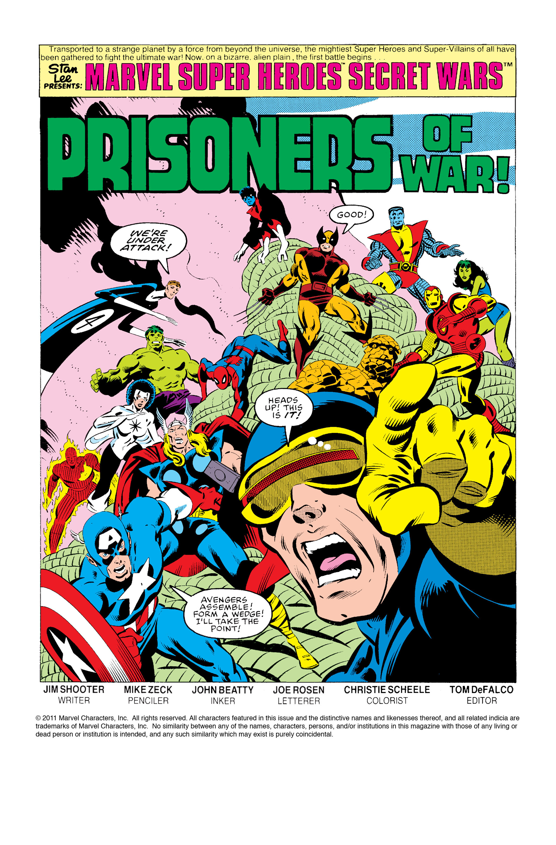 Read online Marvel Super Heroes Secret Wars (1984) comic -  Issue #2 - 2