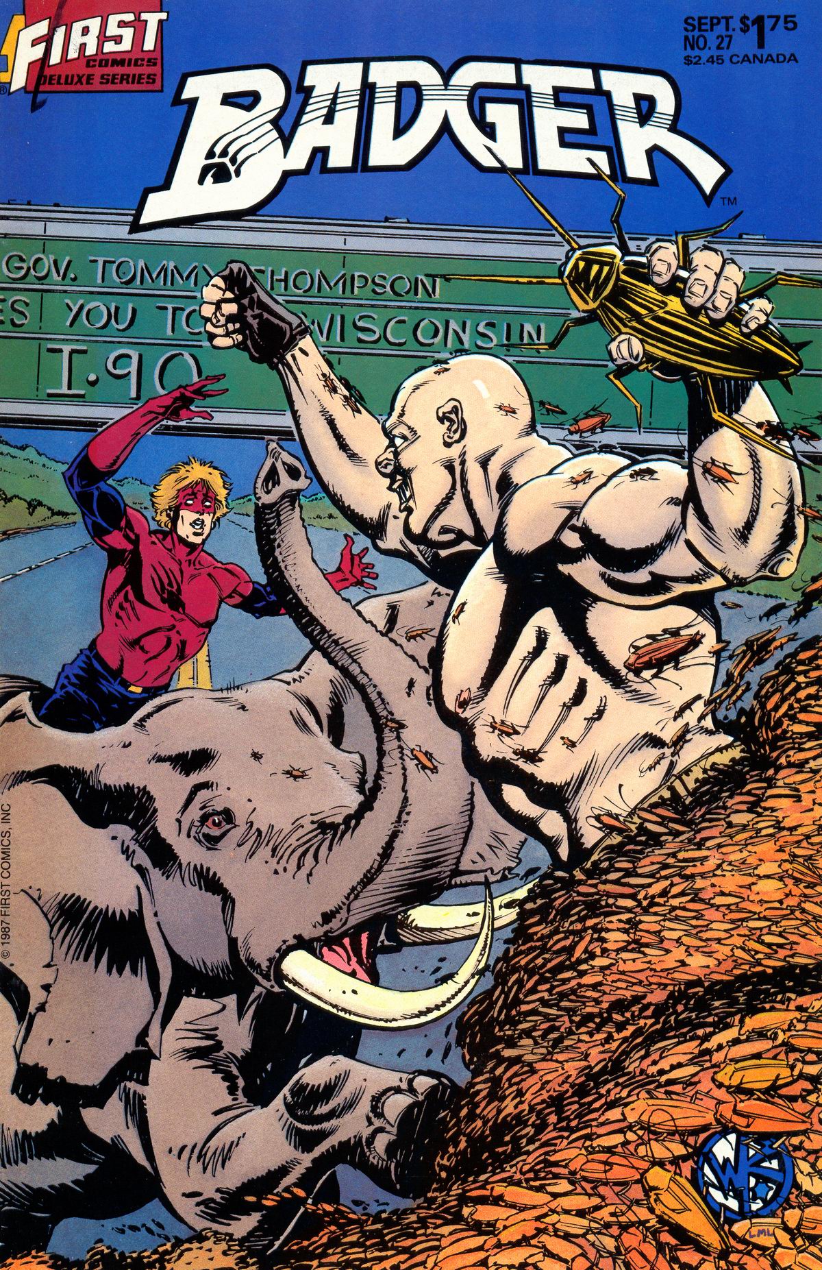 Read online The Badger comic -  Issue #27 - 1
