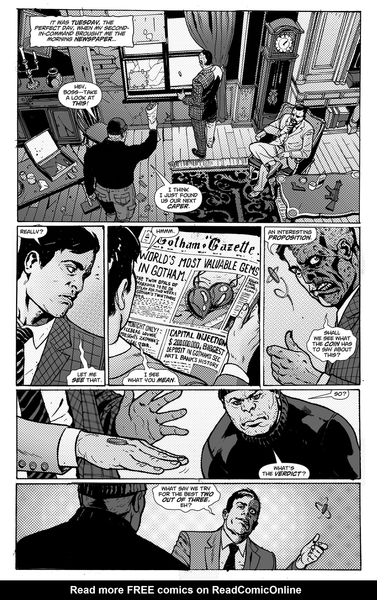 Read online Batman Black and White (2013) comic -  Issue #5 - 32