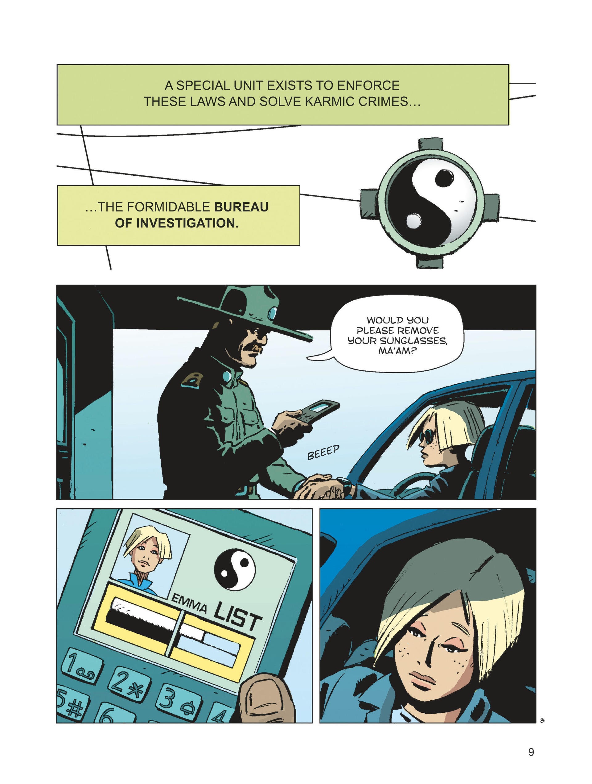 Read online Karma City comic -  Issue #1 - 9