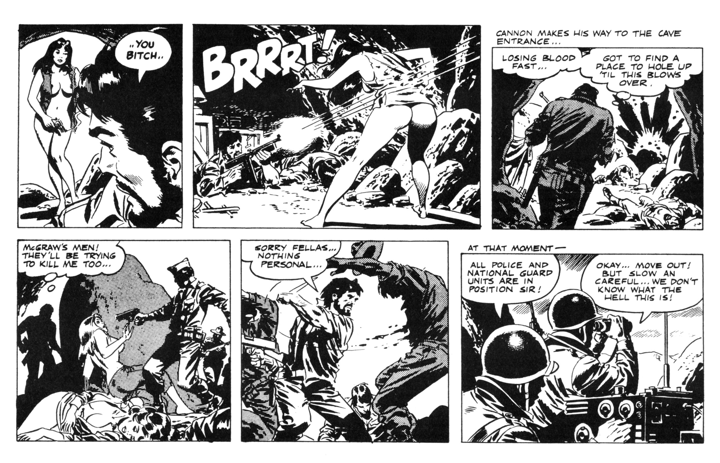 Read online Wallace Wood's Cannon comic -  Issue #5 - 30