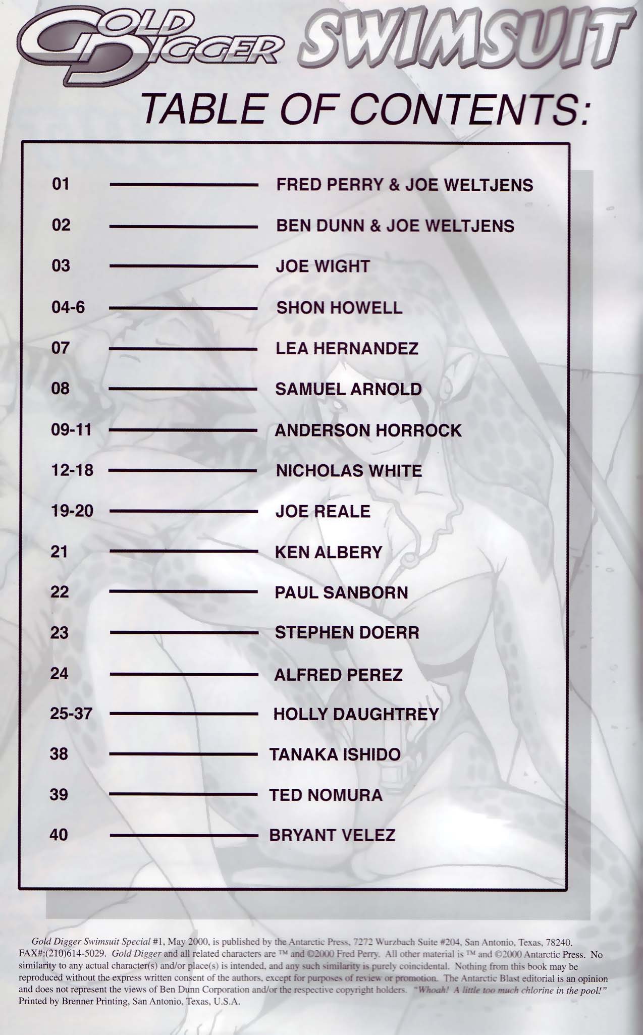 Read online Gold Digger Swimsuit Special comic -  Issue #1 - 3