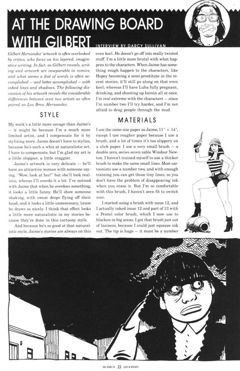 Read online Ten Years of Love and Rockets comic -  Issue # Full - 21