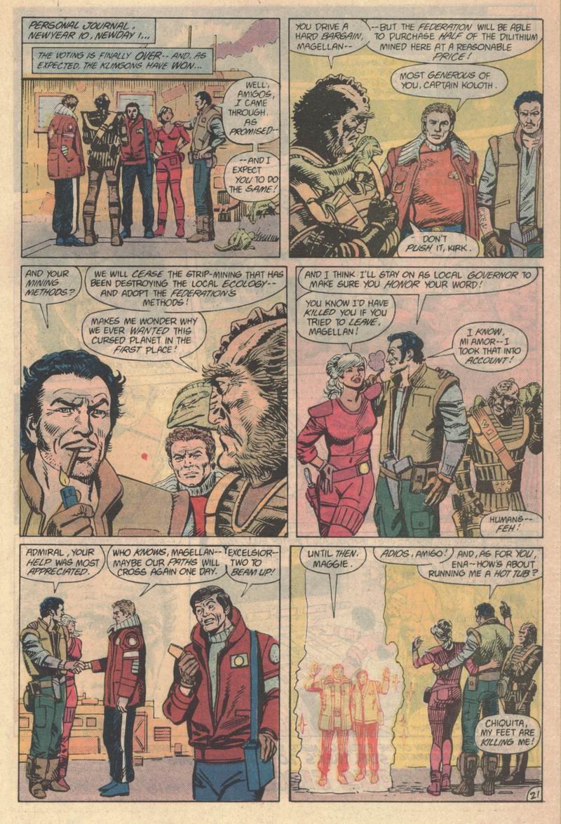 Read online Star Trek (1984) comic -  Issue #32 - 22