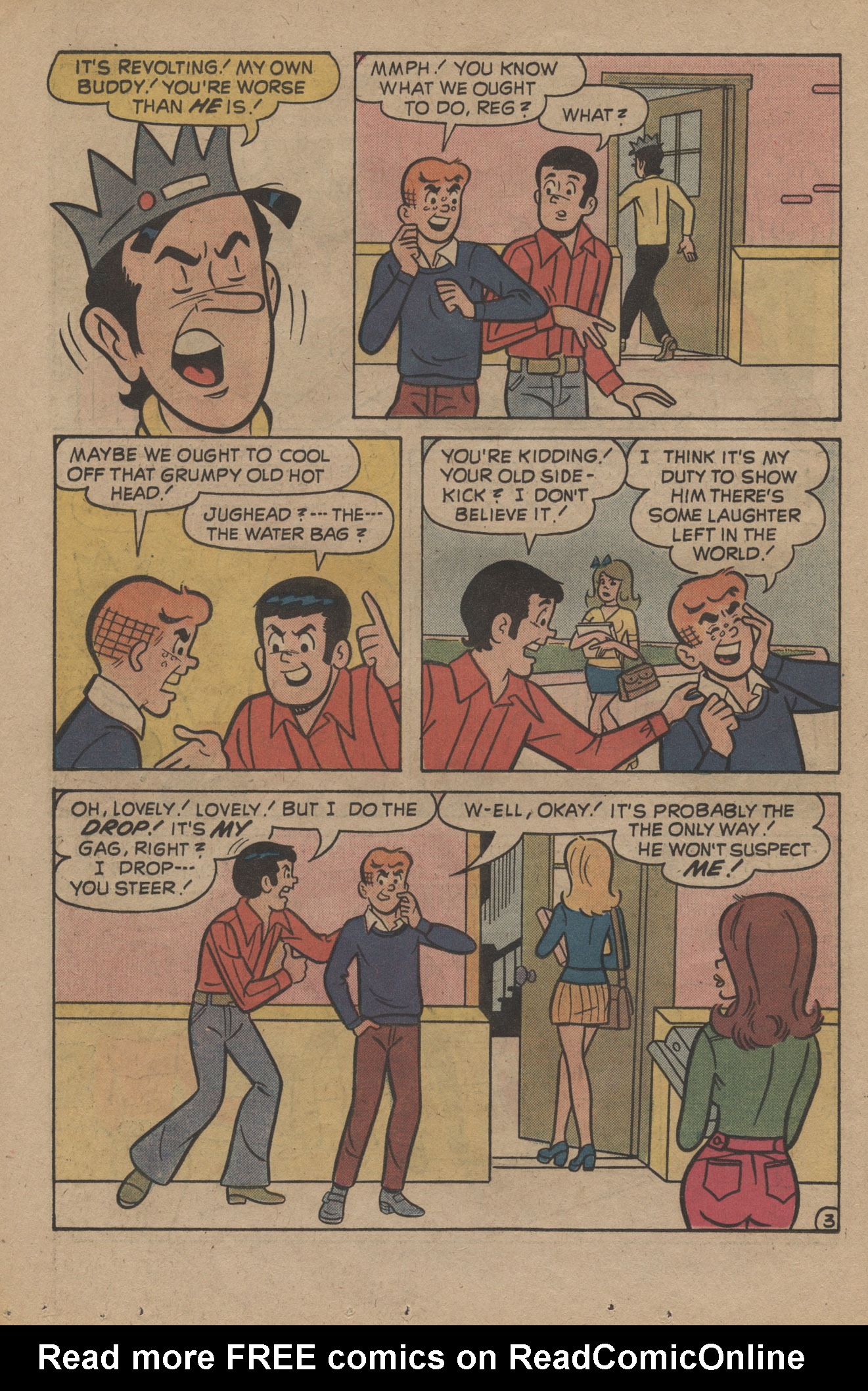 Read online Reggie and Me (1966) comic -  Issue #72 - 21