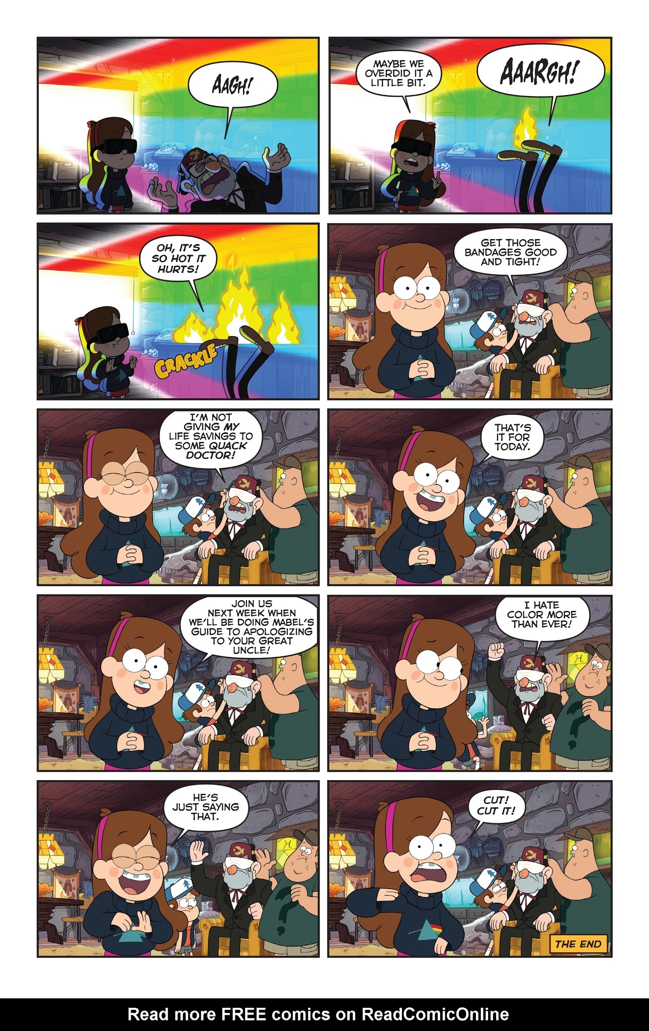 Read online Disney Gravity Falls Shorts Cinestory Comic comic -  Issue #4 - 20