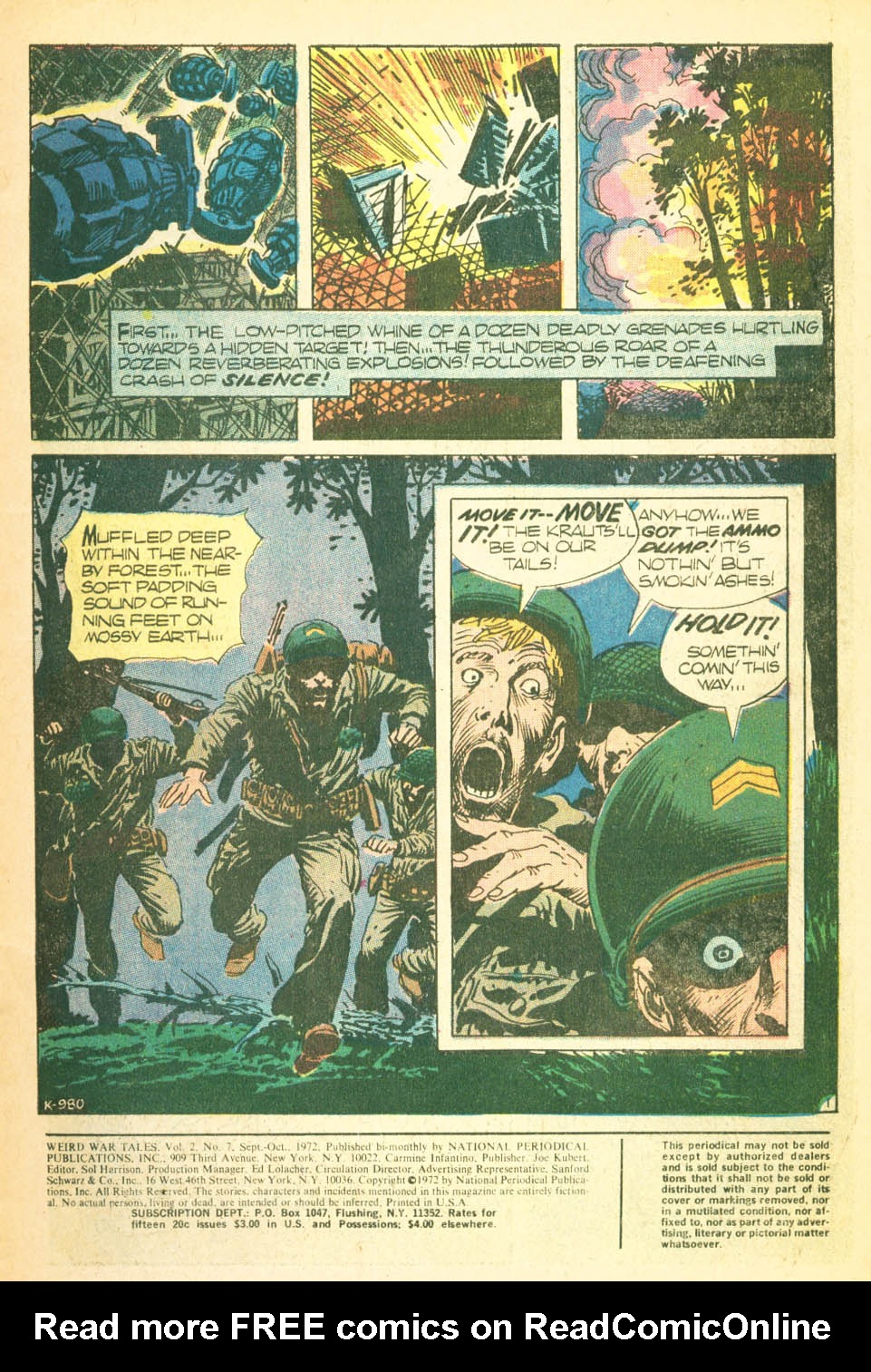 Read online Weird War Tales (1971) comic -  Issue #7 - 3
