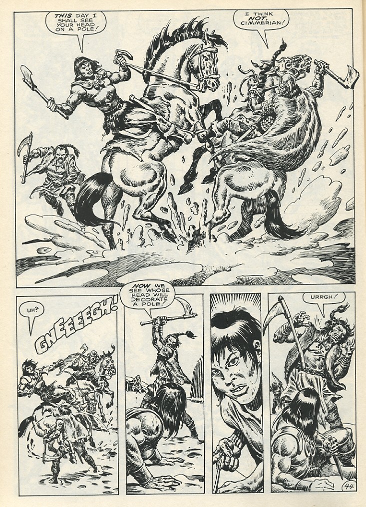 Read online The Savage Sword Of Conan comic -  Issue #142 - 50