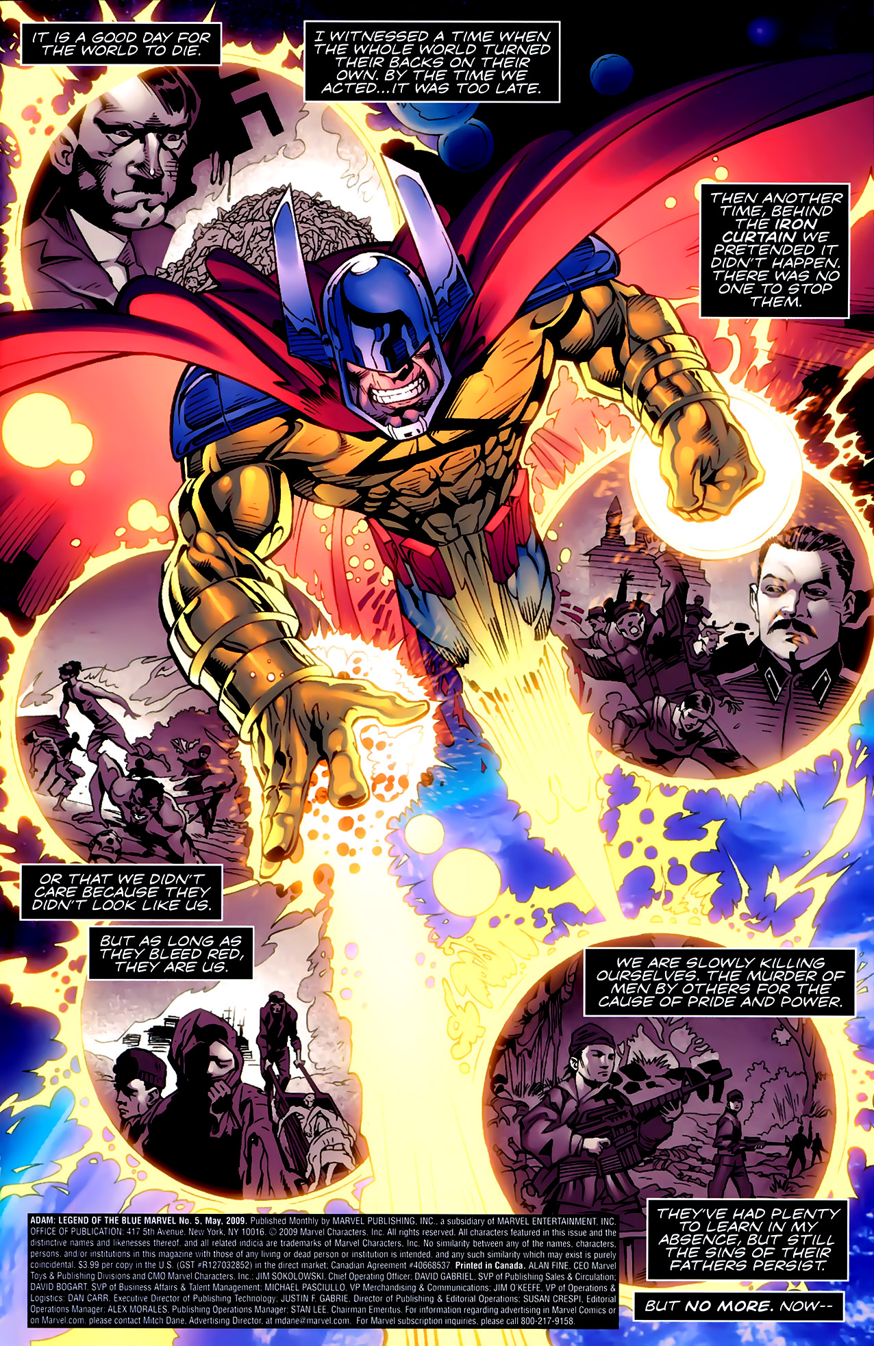 Read online Adam: Legend of the Blue Marvel comic -  Issue #5 - 2