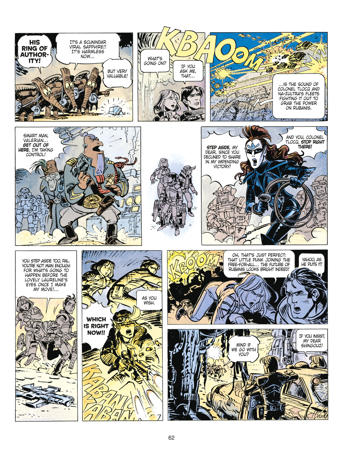 Read online Valerian and Laureline comic -  Issue #15 - 62