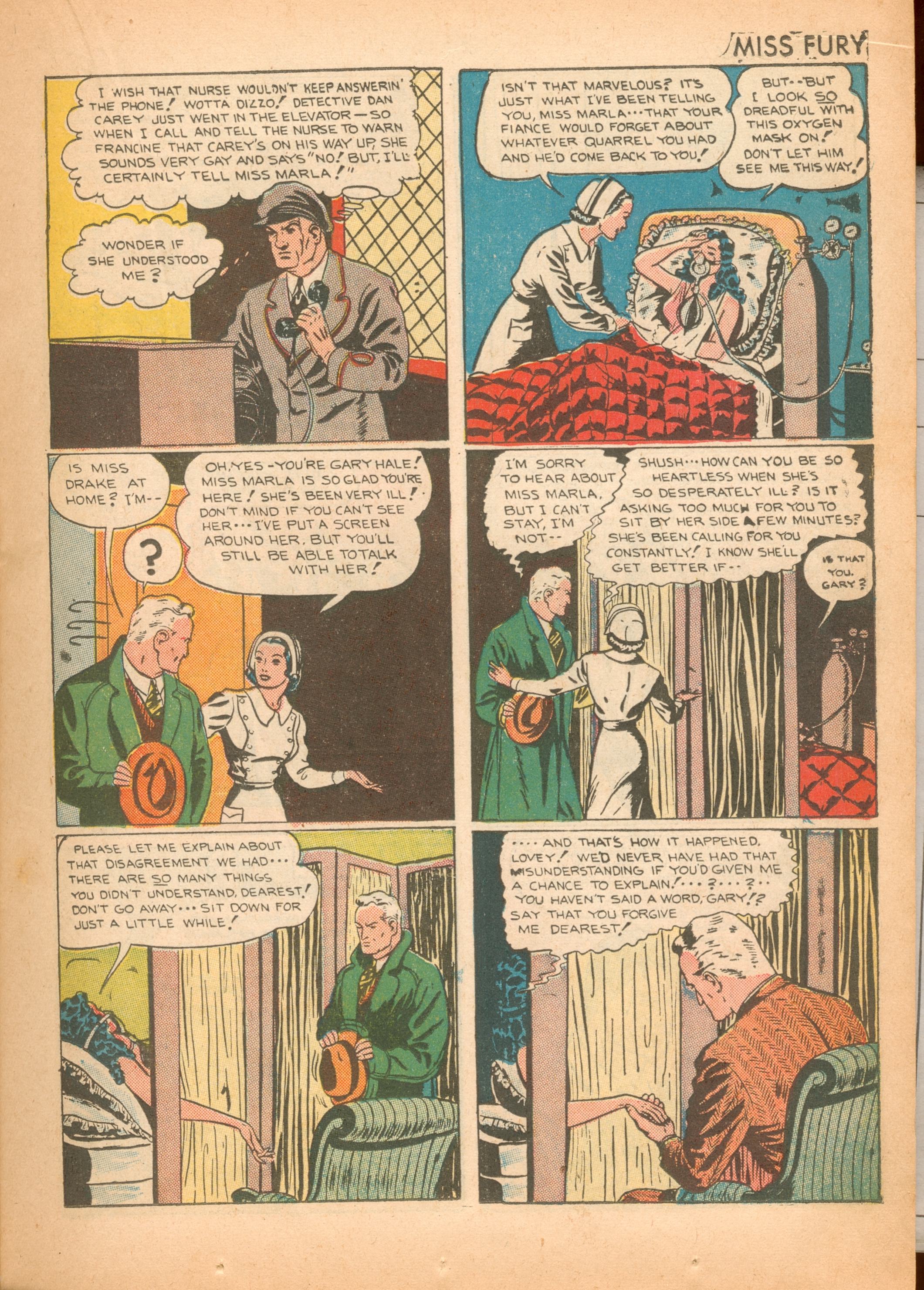 Read online Miss Fury (1942) comic -  Issue #2 - 22
