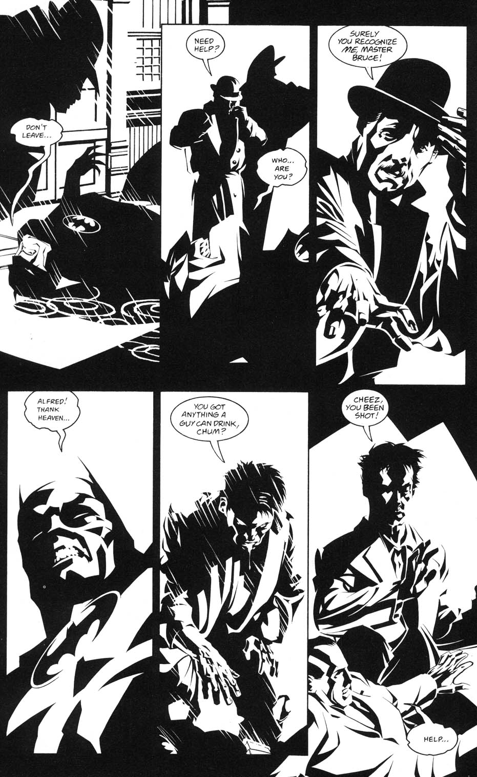 Read online Batman Black and White comic -  Issue #4 - 36
