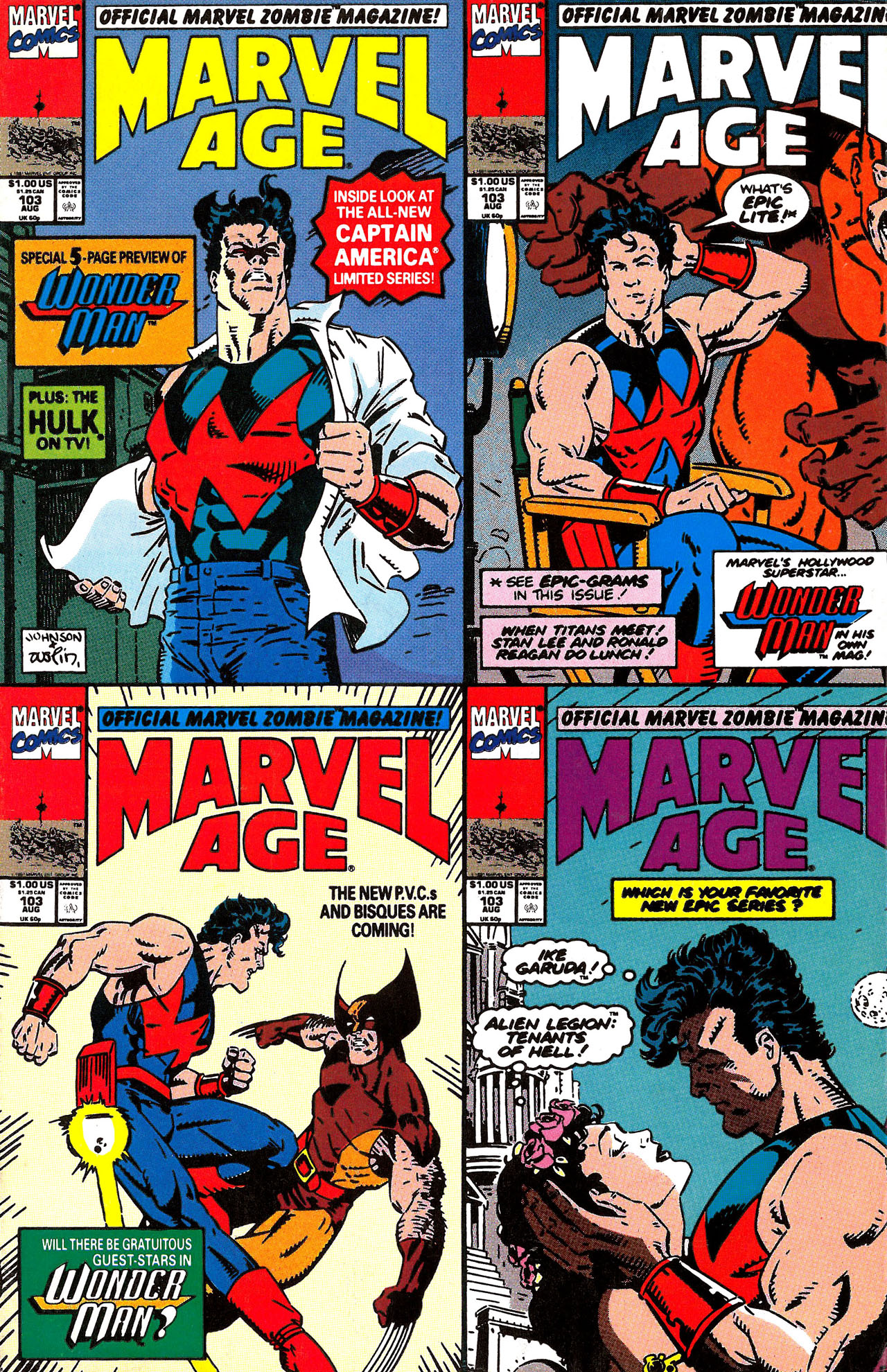 Read online Marvel Age comic -  Issue #103 - 1