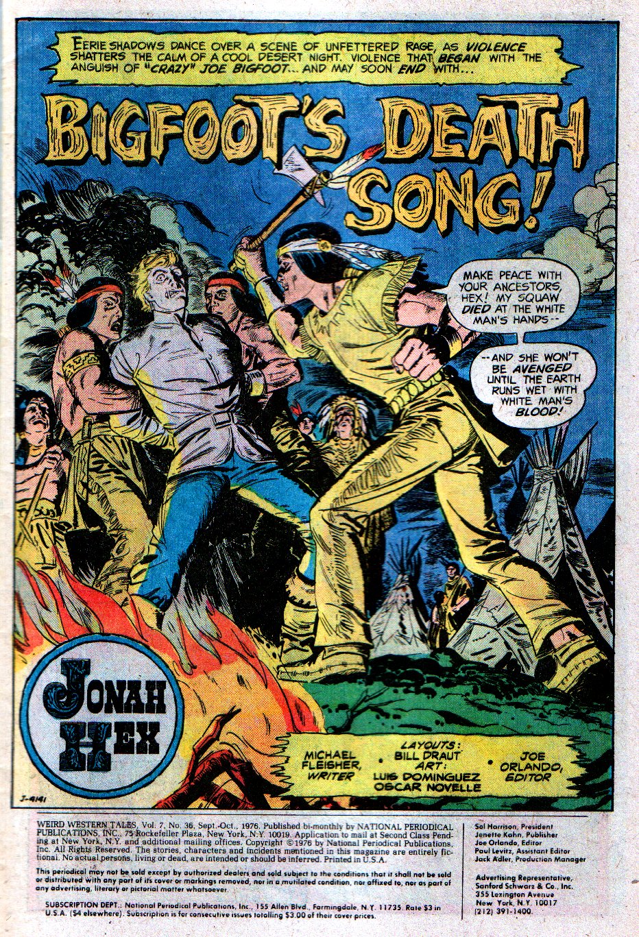 Read online Weird Western Tales (1972) comic -  Issue #36 - 2