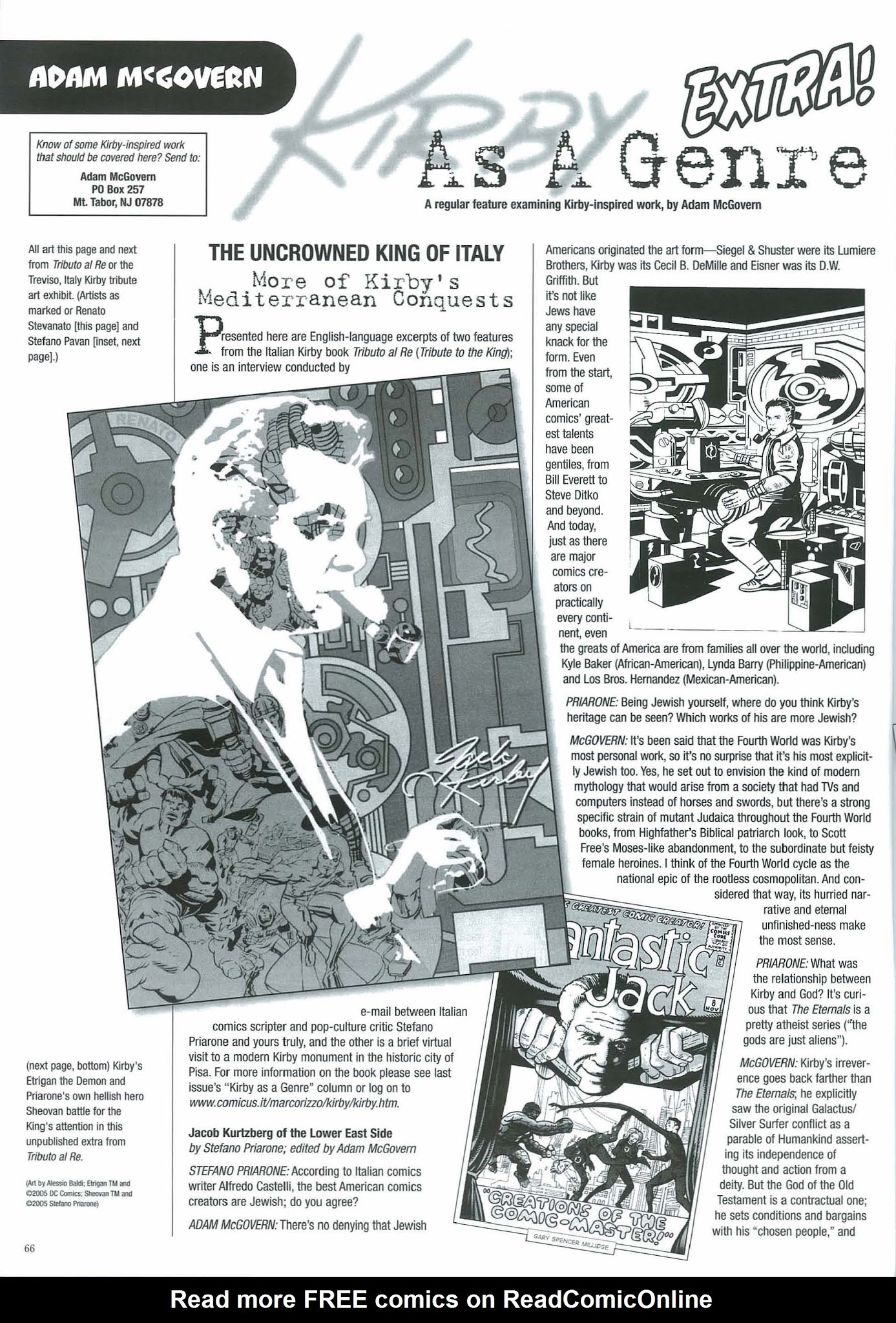 Read online The Jack Kirby Collector comic -  Issue #43 - 68