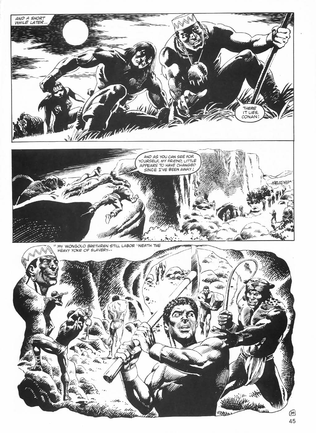 Read online The Savage Sword Of Conan comic -  Issue #97 - 45