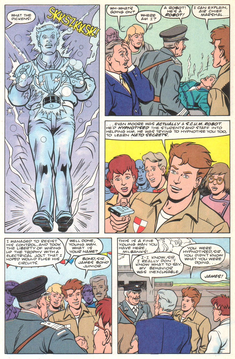 Read online James Bond Jr. comic -  Issue #10 - 20