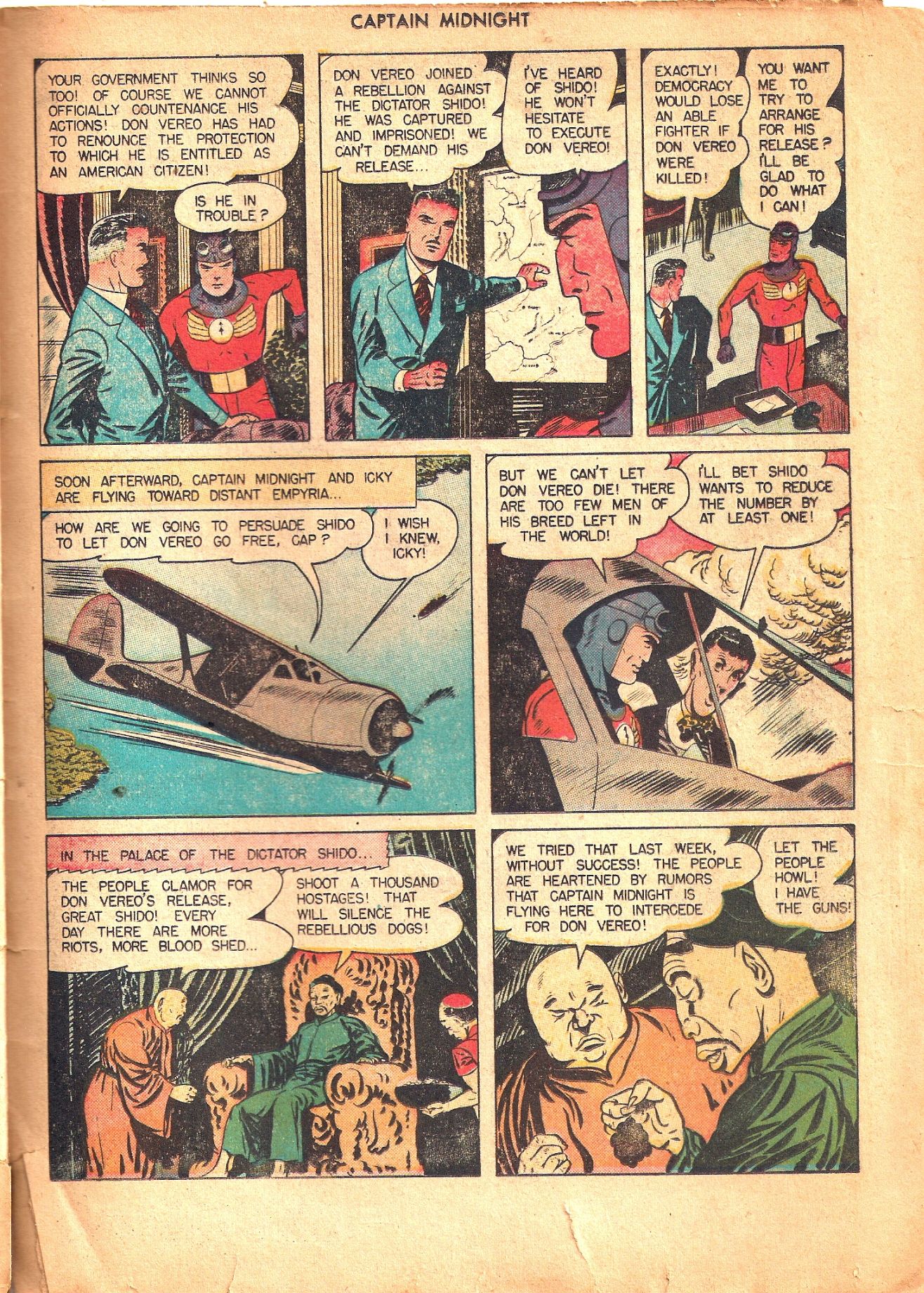 Read online Captain Midnight (1942) comic -  Issue #49 - 32