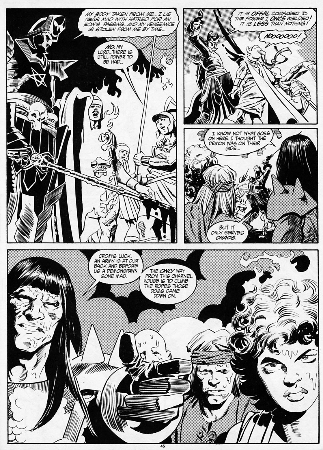 Read online The Savage Sword Of Conan comic -  Issue #186 - 46