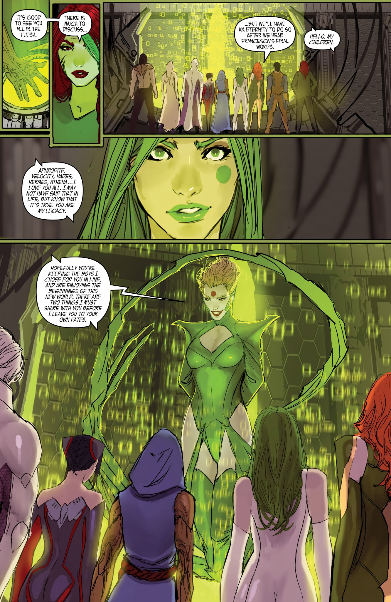 Read online Aphrodite IX Cyber Force comic -  Issue # Full - 23