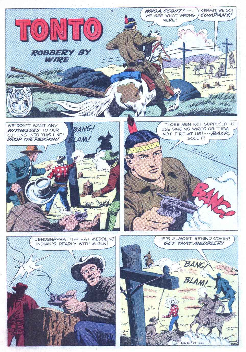 Read online Lone Ranger's Companion Tonto comic -  Issue #21 - 3