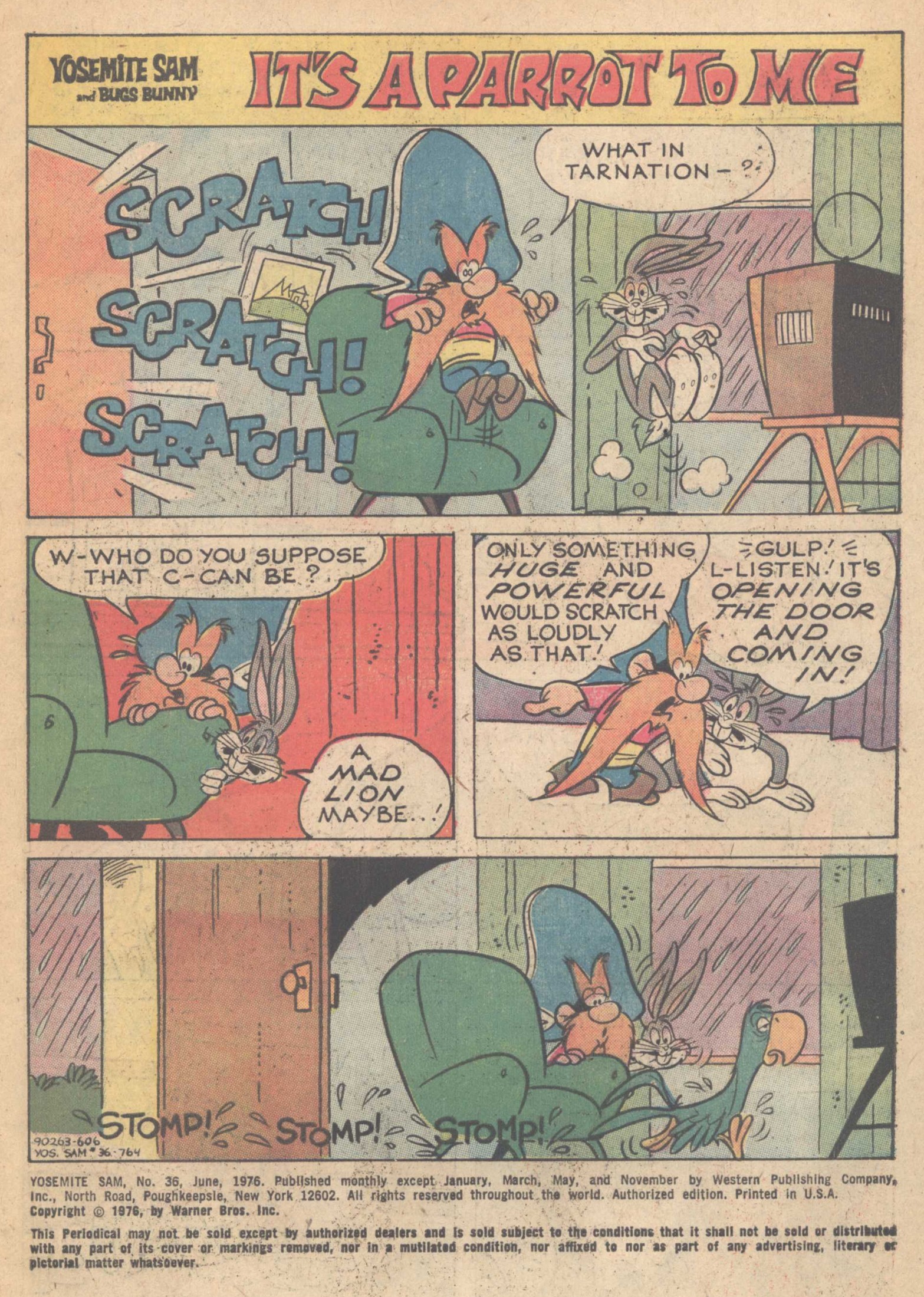 Read online Yosemite Sam and Bugs Bunny comic -  Issue #36 - 3