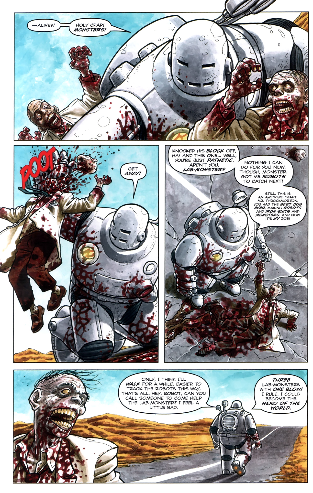 Read online Zombies vs. Robots Aventure comic -  Issue #2 - 14