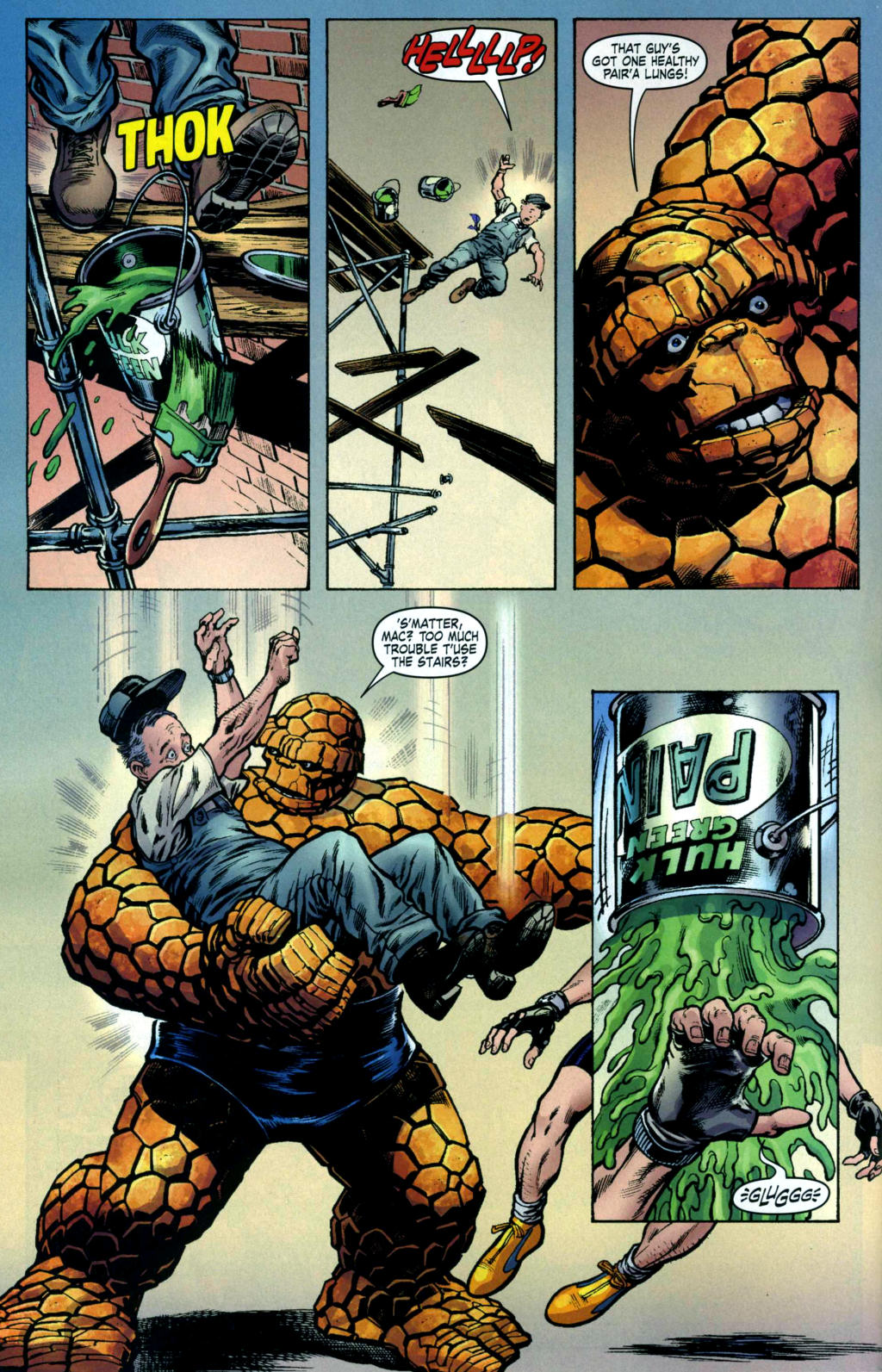 Read online Stan Lee Meets the Thing comic -  Issue # Full - 8