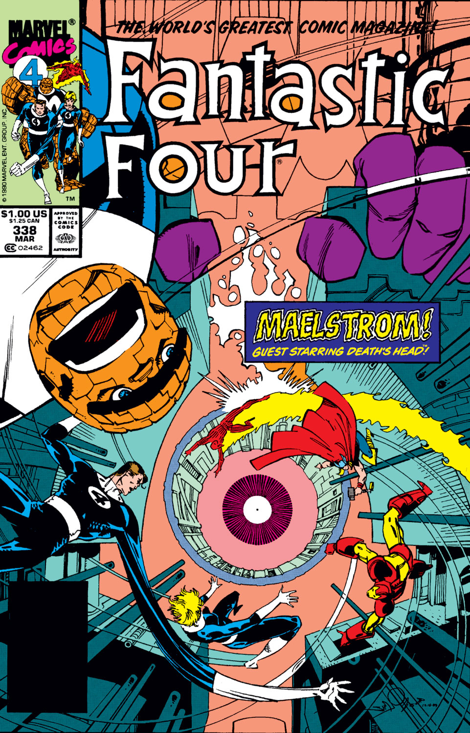 Read online Fantastic Four (1961) comic -  Issue #338 - 1