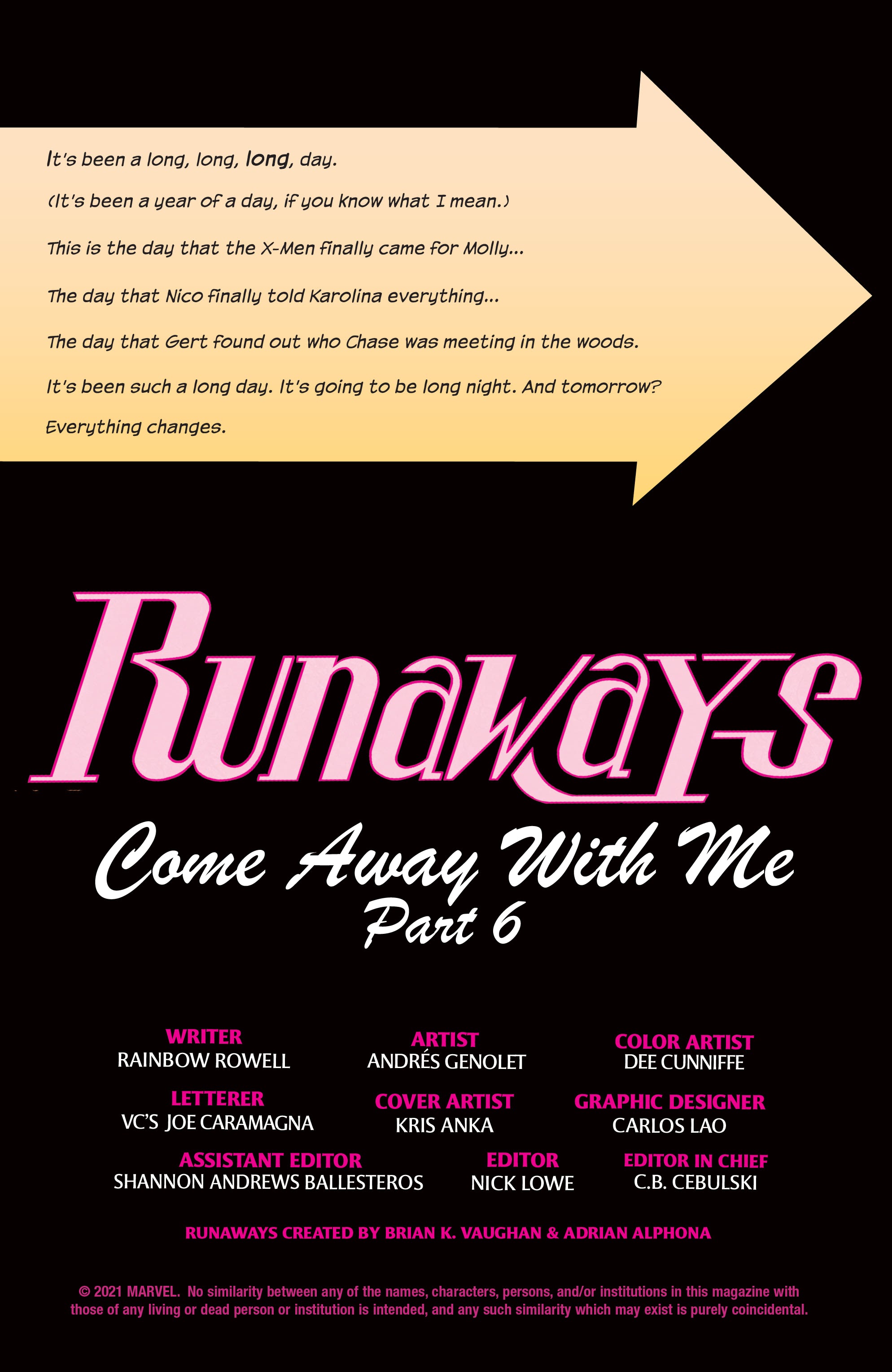 Read online Runaways (2017) comic -  Issue #37 - 3