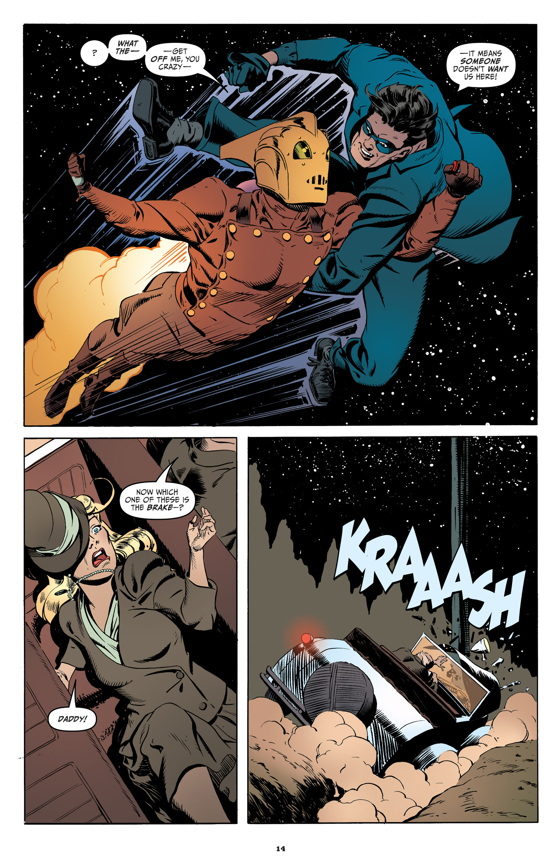 Read online The Rocketeer/The Spirit: Pulp Friction comic -  Issue #1 - 16