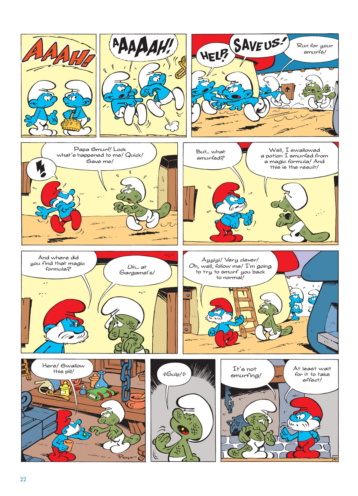 Read online The Smurfs comic -  Issue #8 - 22