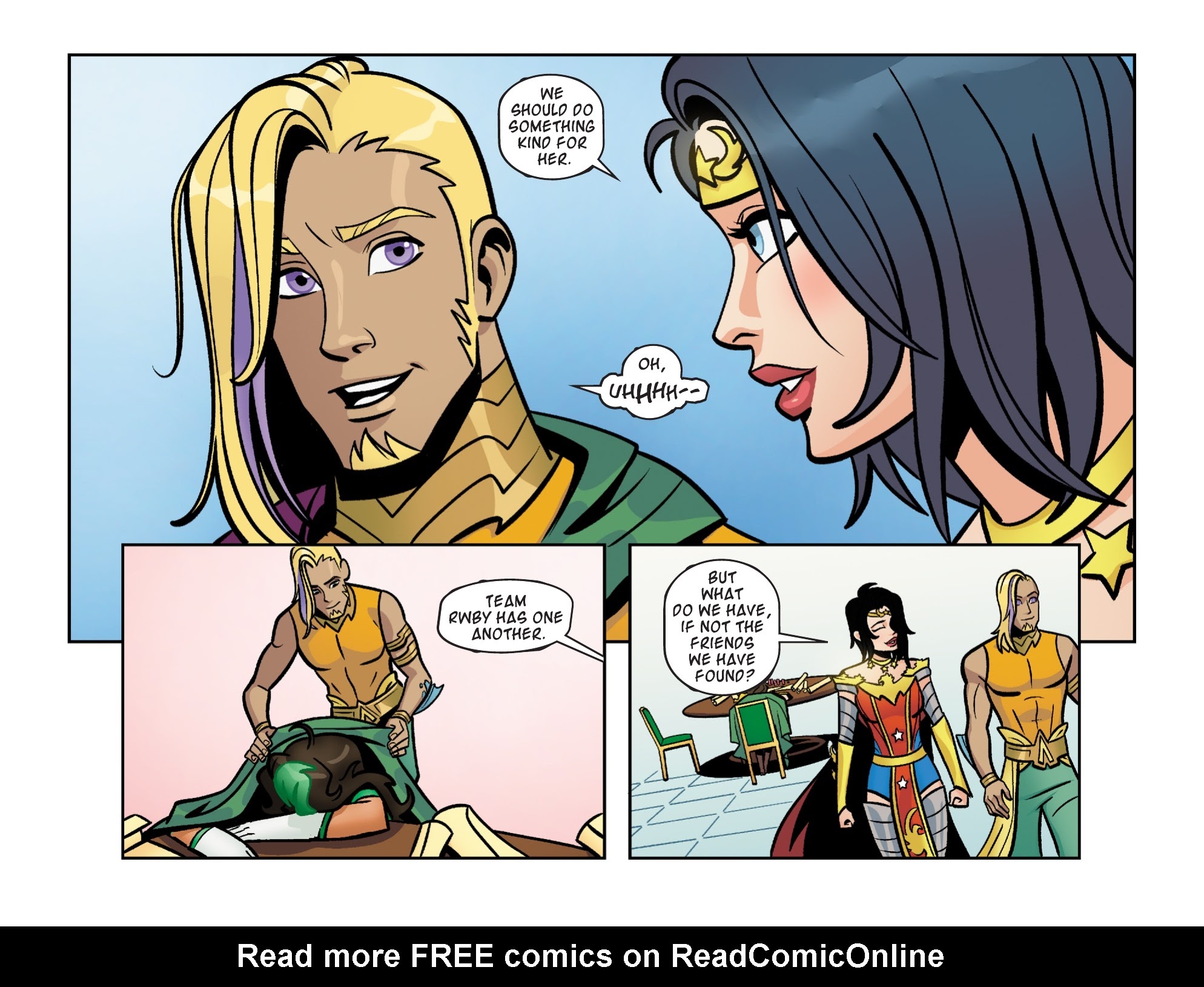 Read online RWBY/Justice League comic -  Issue #10 - 13