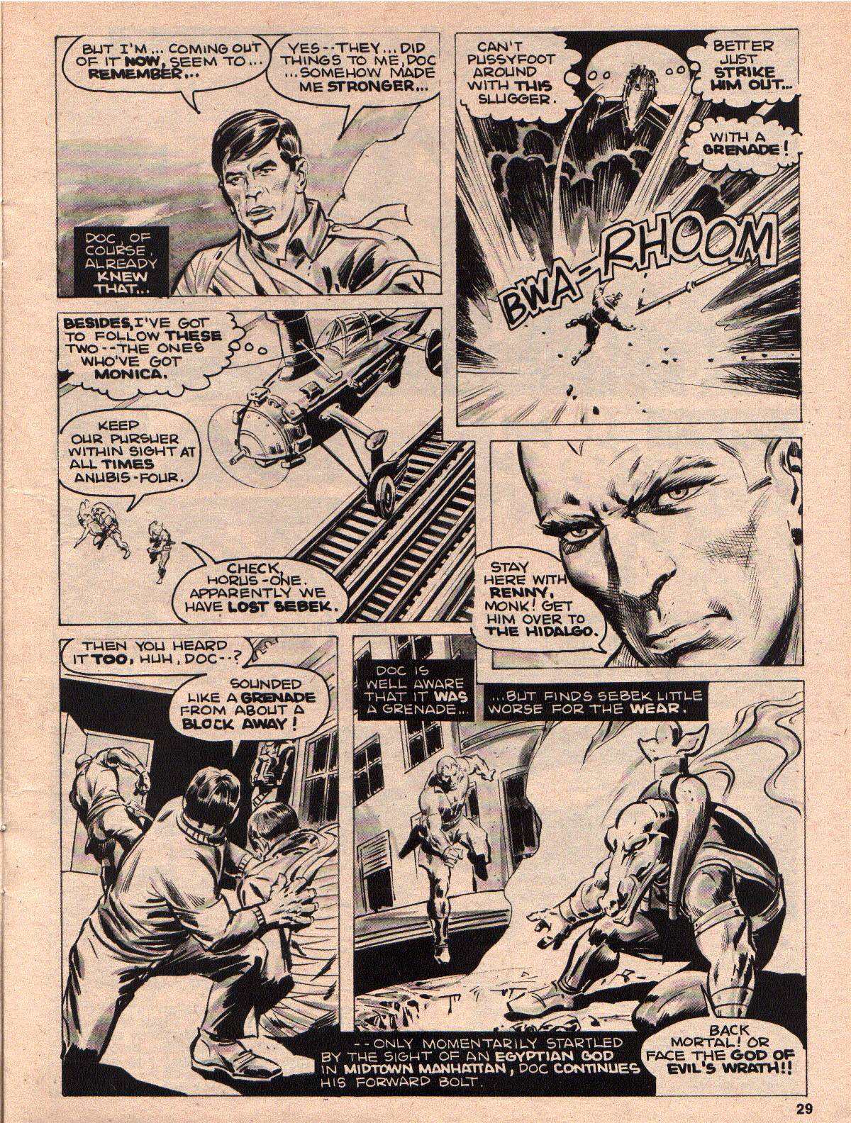 Read online Doc Savage (1975) comic -  Issue #6 - 29