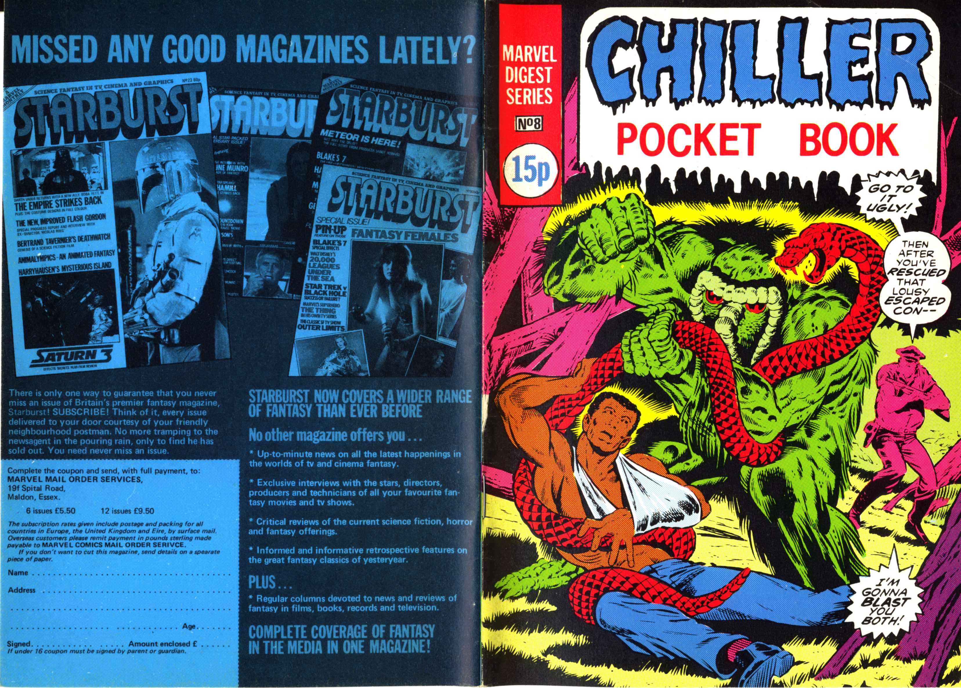 Read online Chiller Pocket Book comic -  Issue #8 - 2