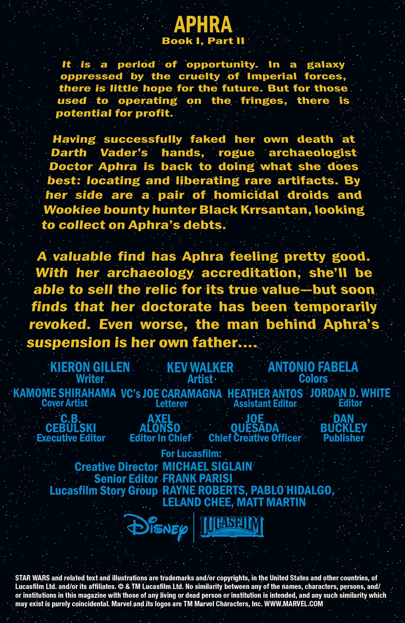 Read online Doctor Aphra comic -  Issue # _TPB 1 - 40