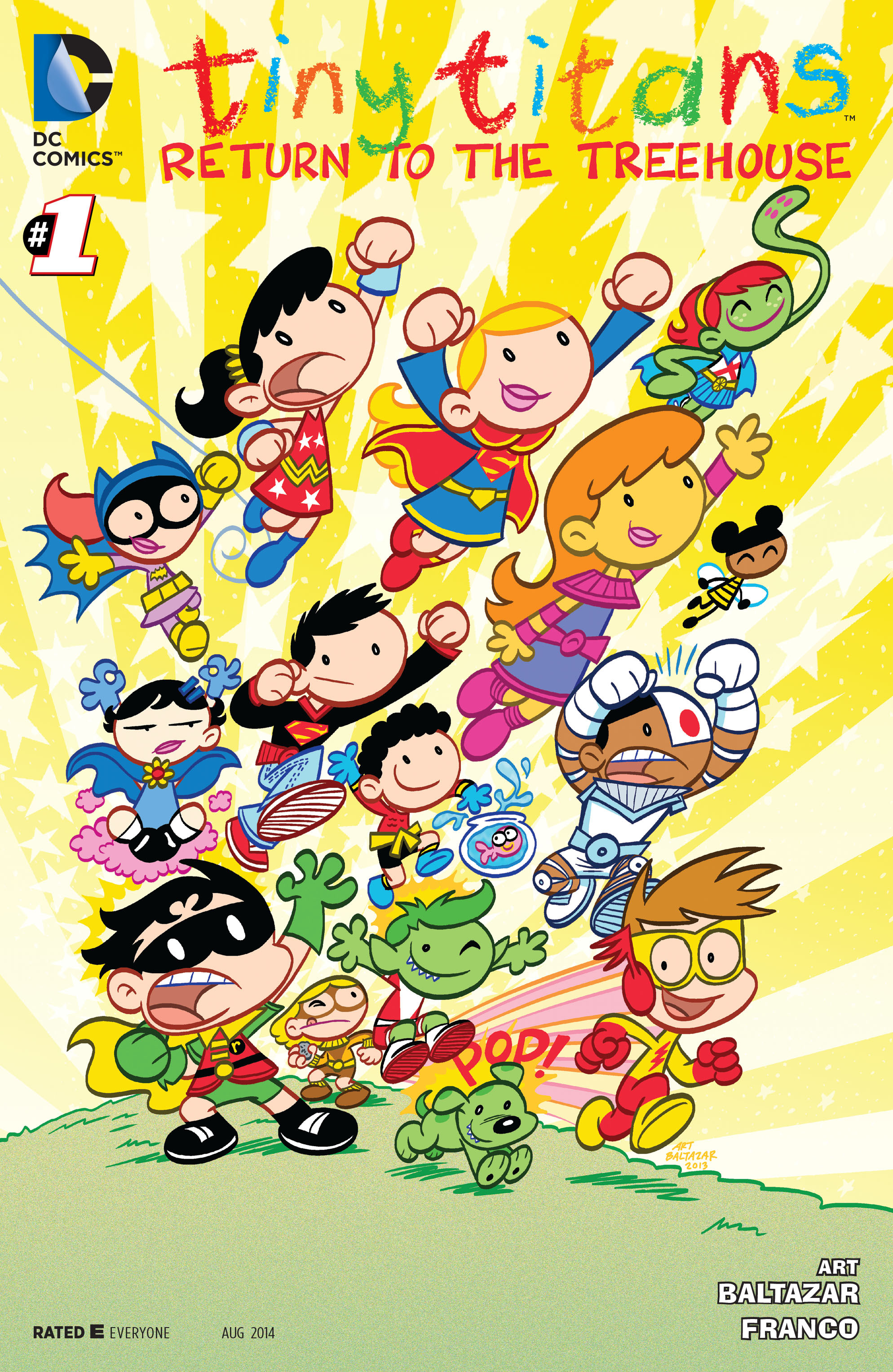 Read online Tiny Titans: Return To the Treehouse comic -  Issue #1 - 1
