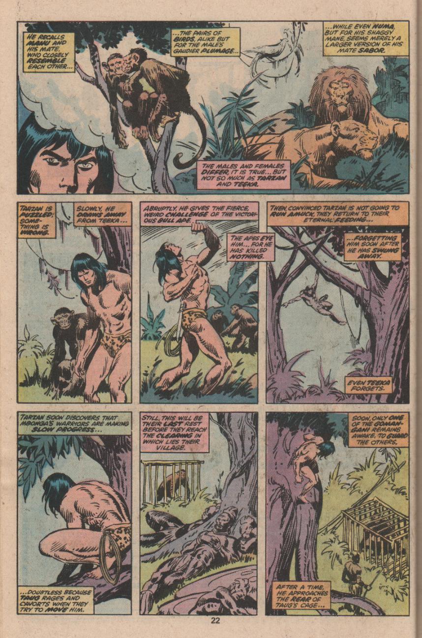 Read online Tarzan (1977) comic -  Issue # _Annual 1 - 17