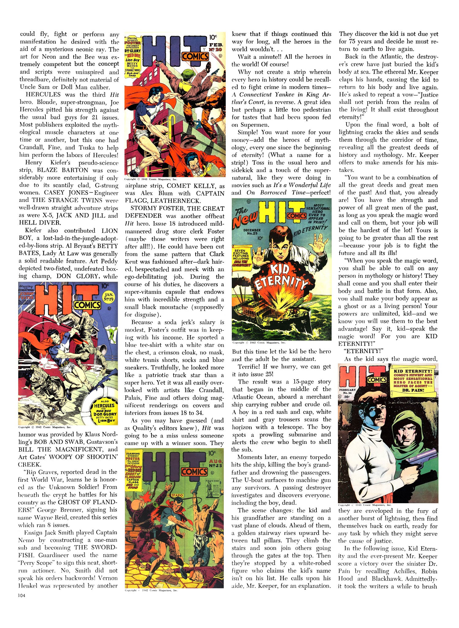 Read online The Steranko History of Comics comic -  Issue # TPB 2 - 103