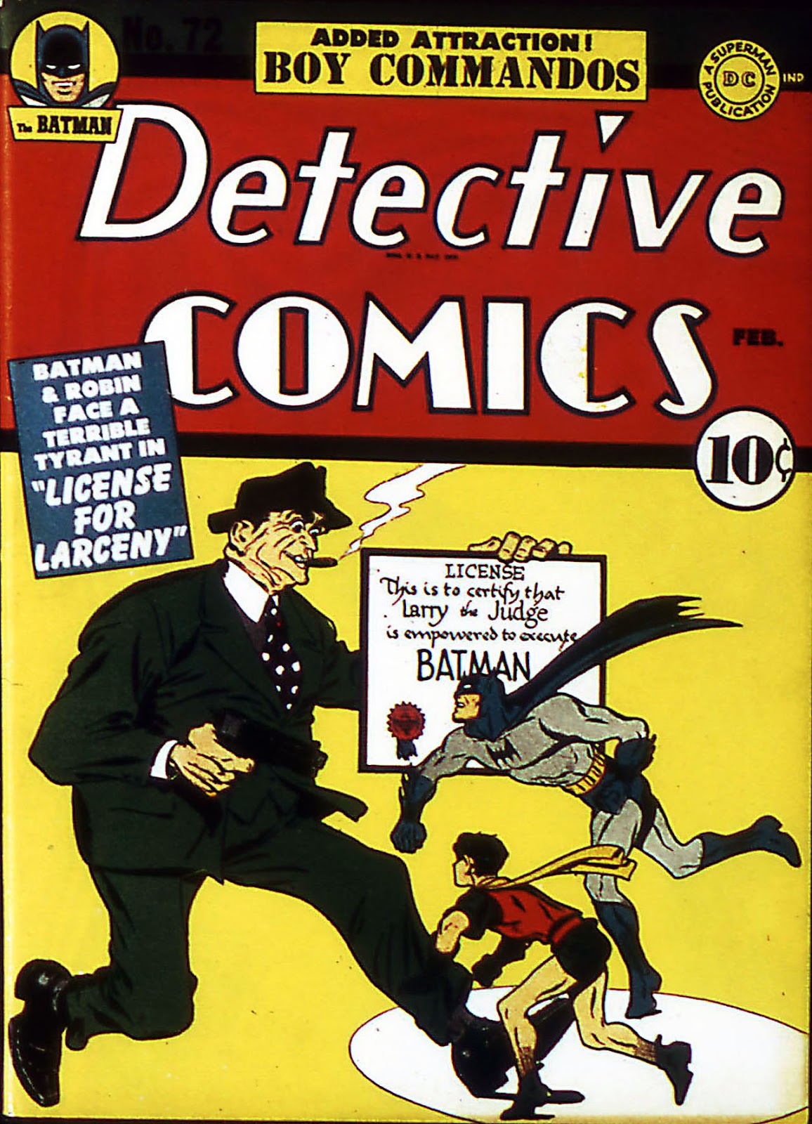 Detective Comics (1937) issue 72 - Page 1