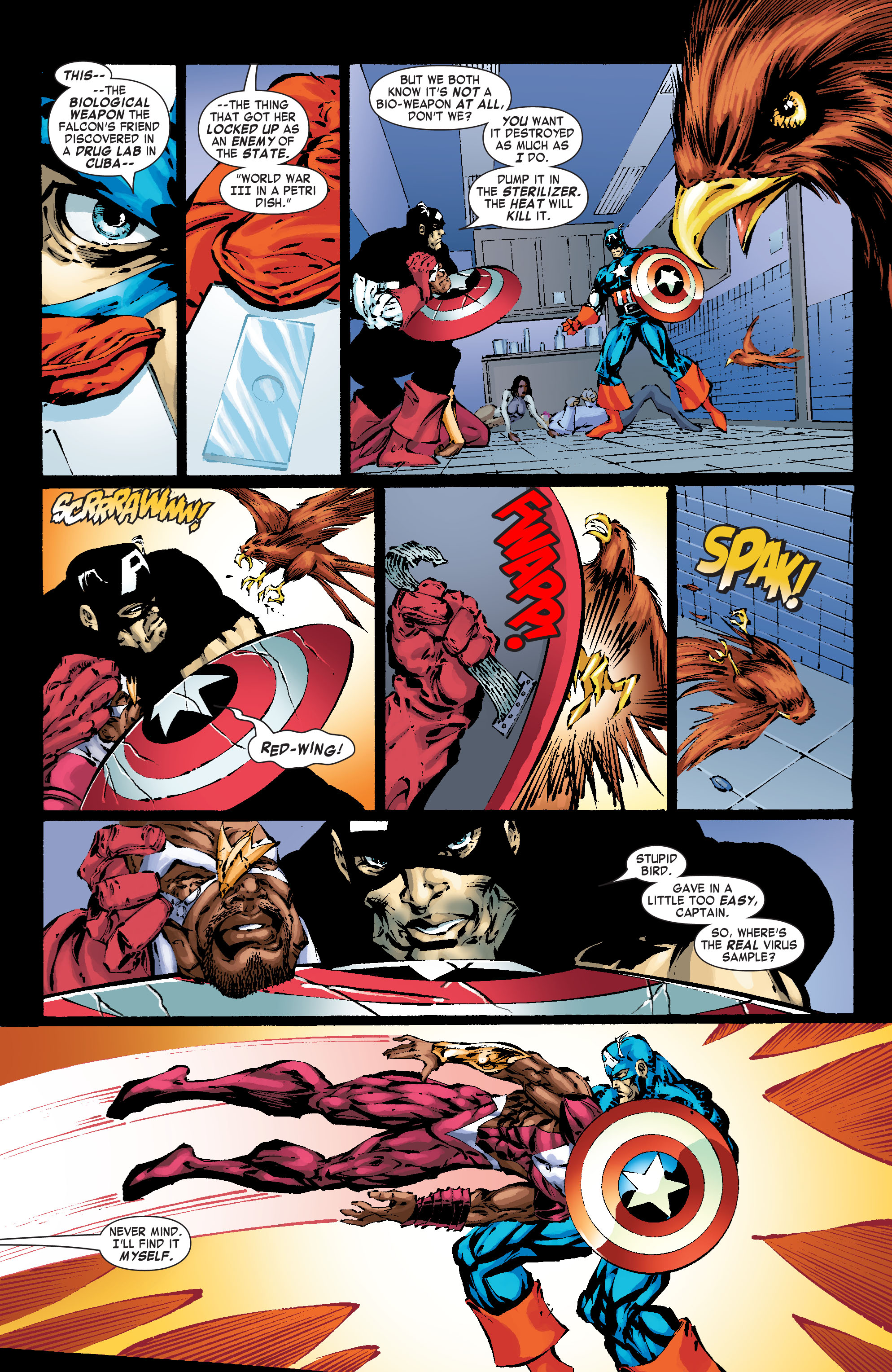 Read online Captain America & the Falcon comic -  Issue #4 - 4