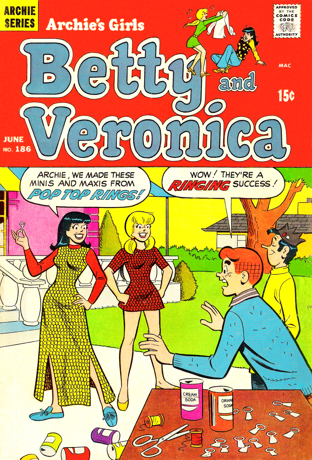 Read online Archie's Girls Betty and Veronica comic -  Issue #186 - 1