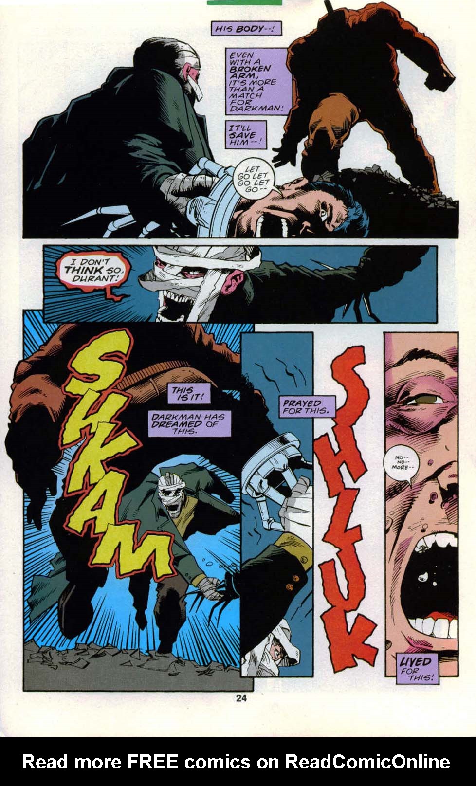 Read online Darkman (1993) comic -  Issue #6 - 19