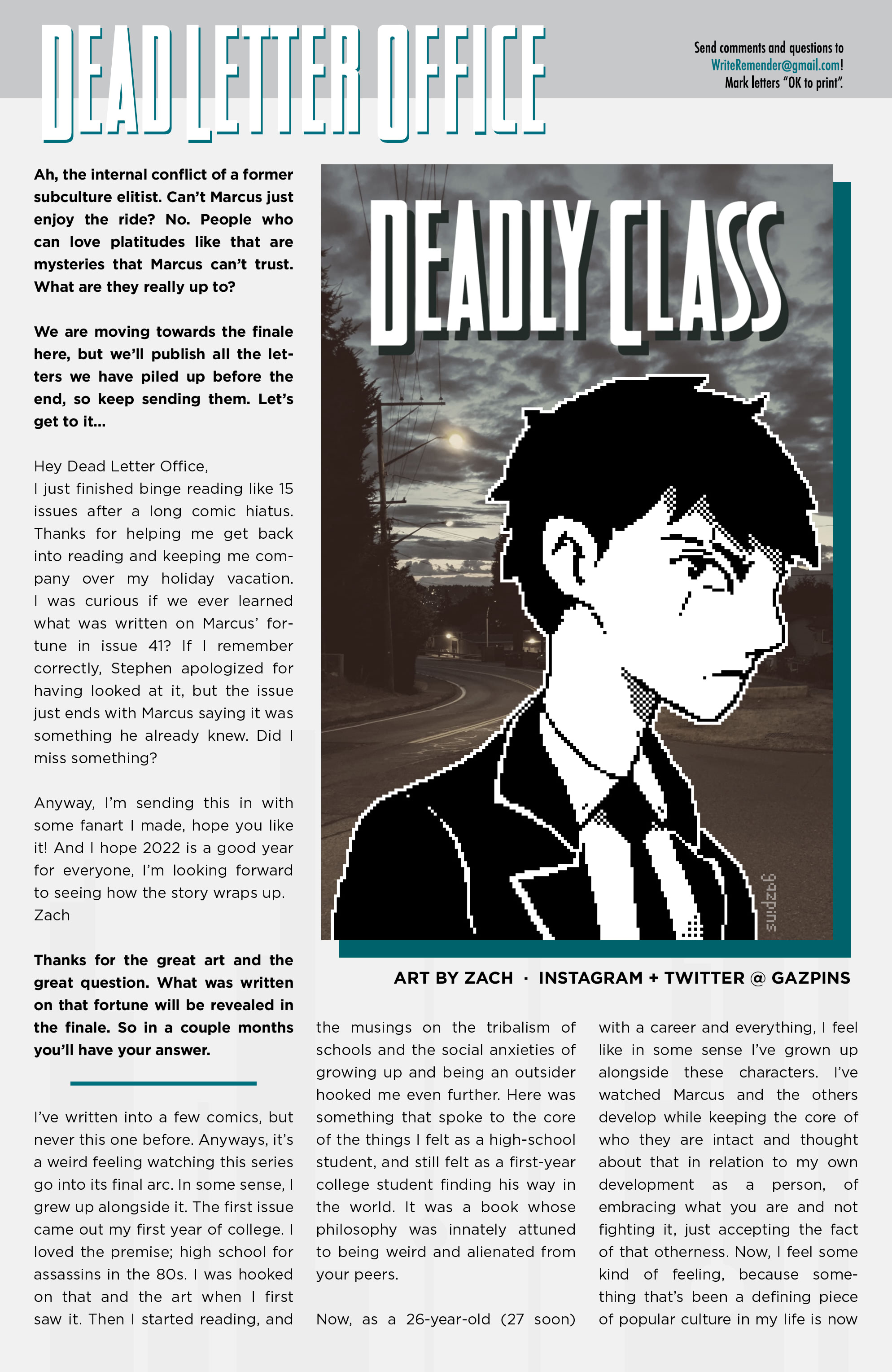 Read online Deadly Class comic -  Issue #54 - 27