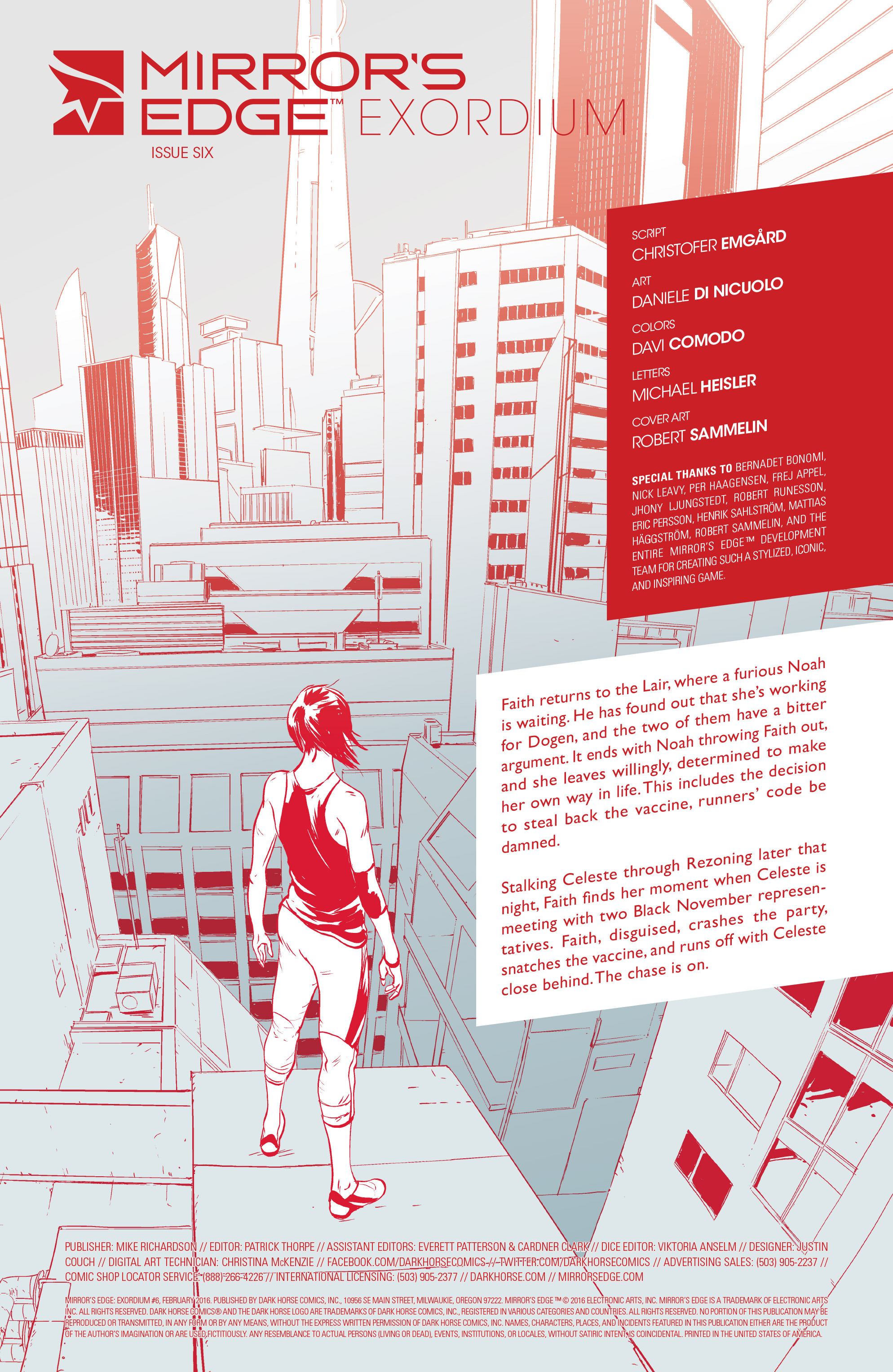 Read online Mirror's Edge: Exordium comic -  Issue #6 - 2