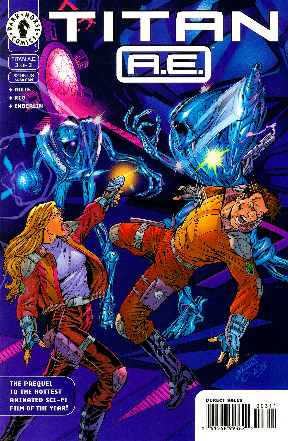 Read online Titan A.E. comic -  Issue #3 - 1