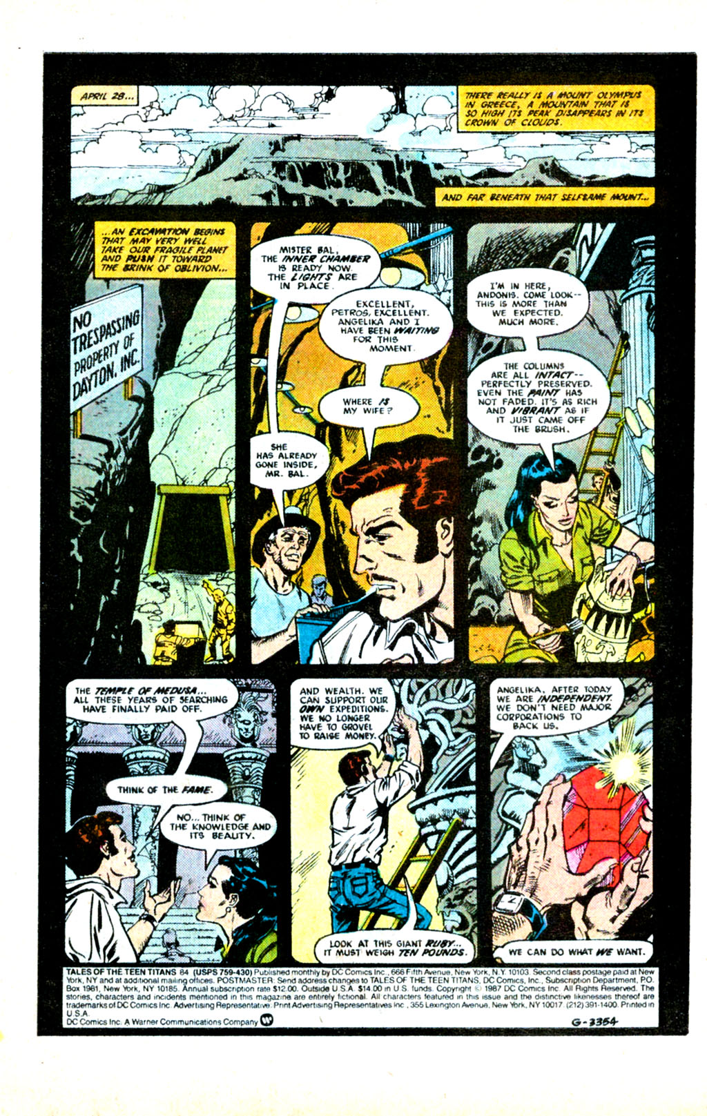 Read online Tales of the Teen Titans comic -  Issue #84 - 2