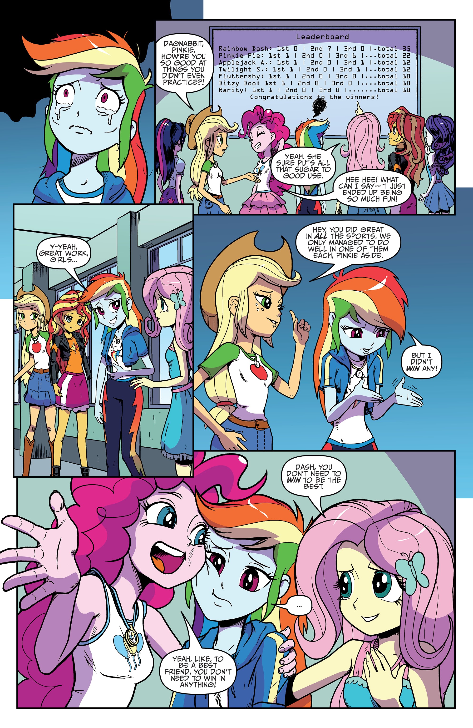 Read online My Little Pony Equestria Girls: Canterlot High: March Radness comic -  Issue # Full - 29