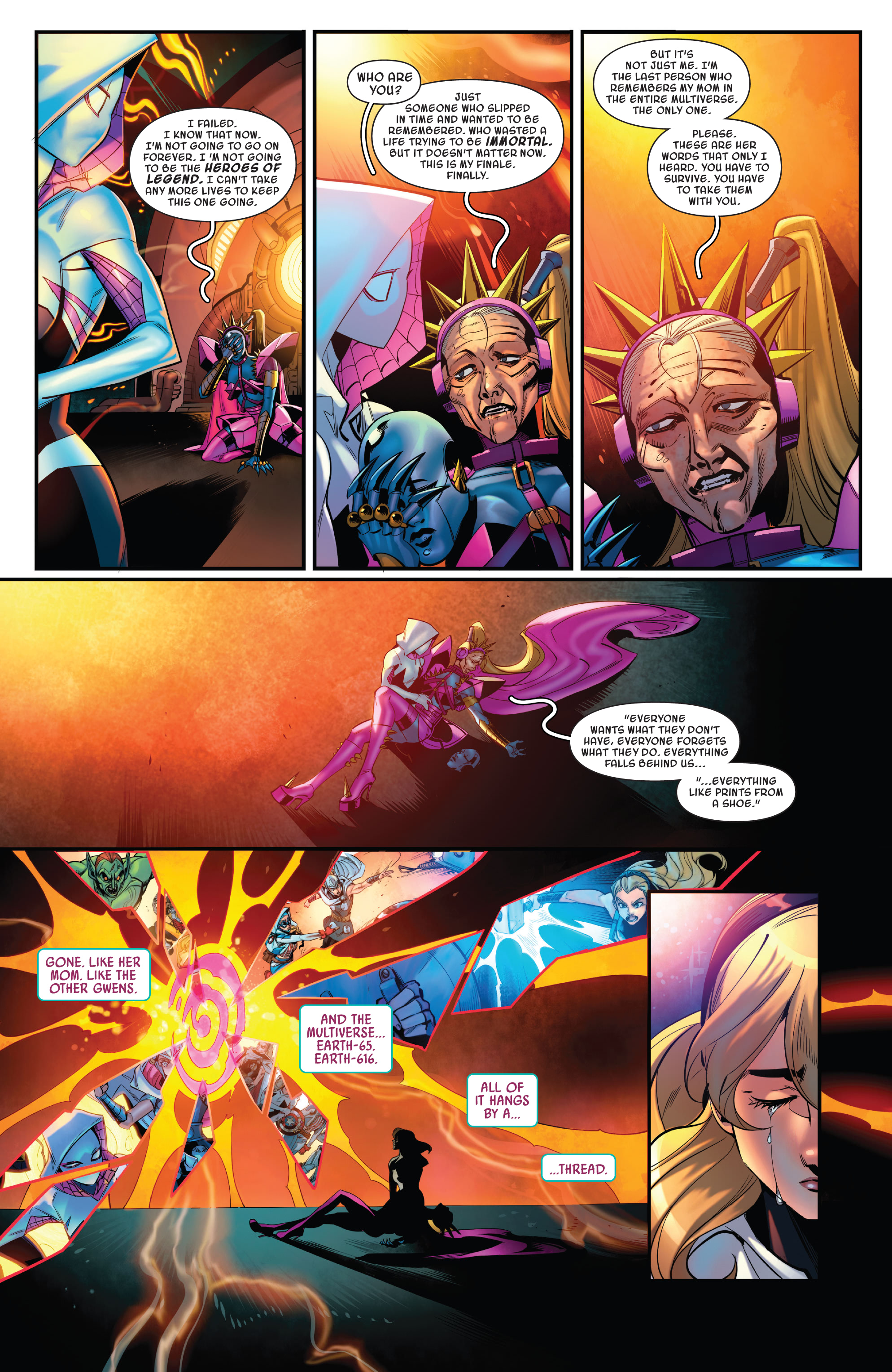 Read online Spider-Gwen: Gwenverse comic -  Issue #5 - 17