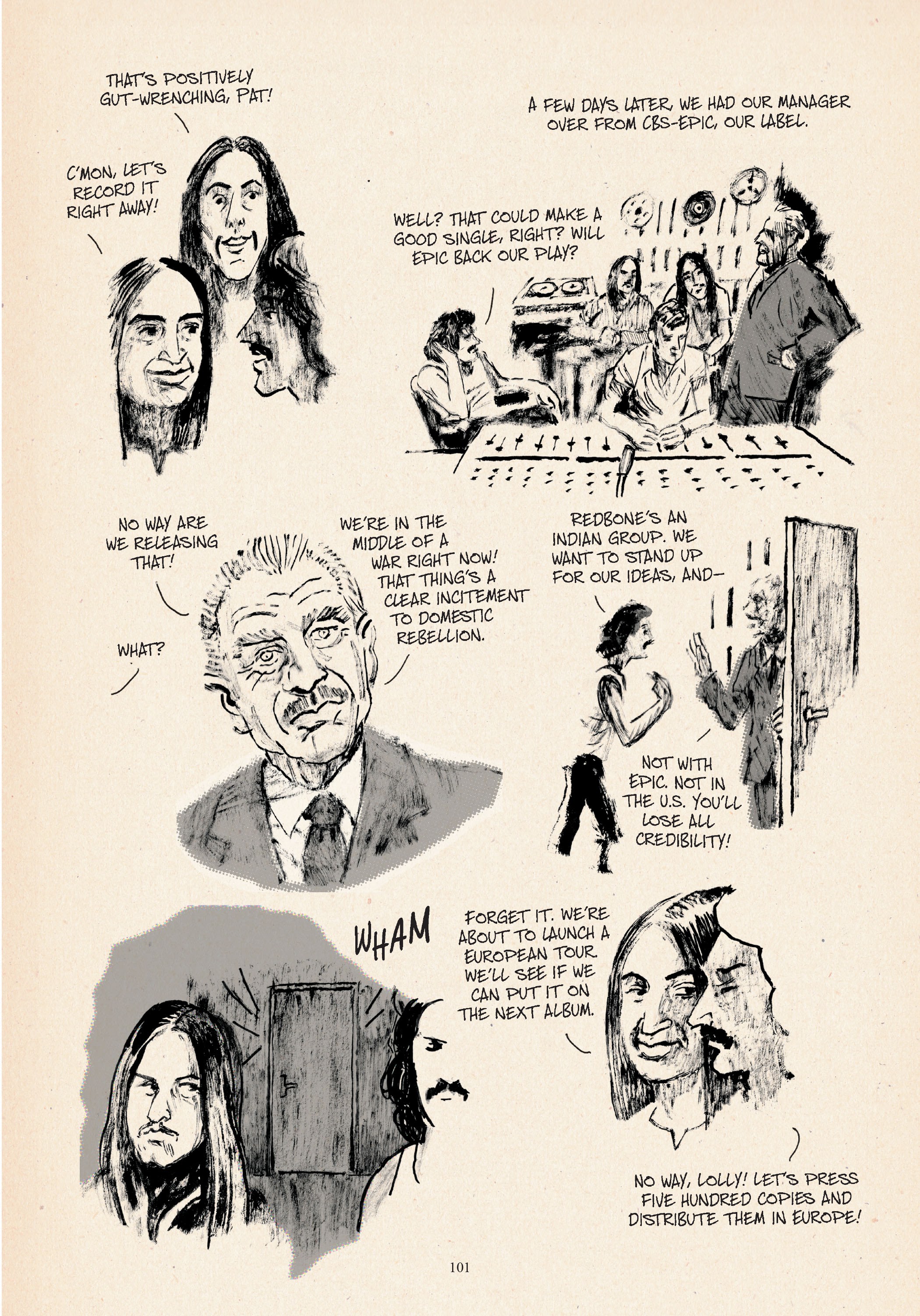 Read online Redbone: The True Story of A Native American Rock Band comic -  Issue # TPB - 87